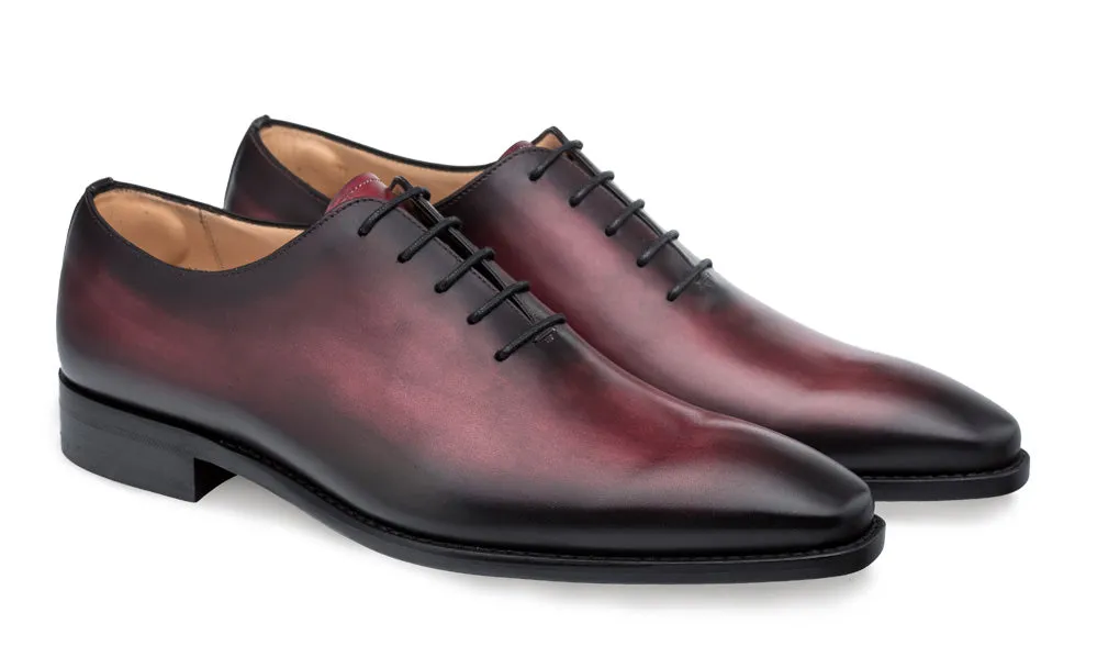 Pamplona Lace-Up Oxford Burgundy