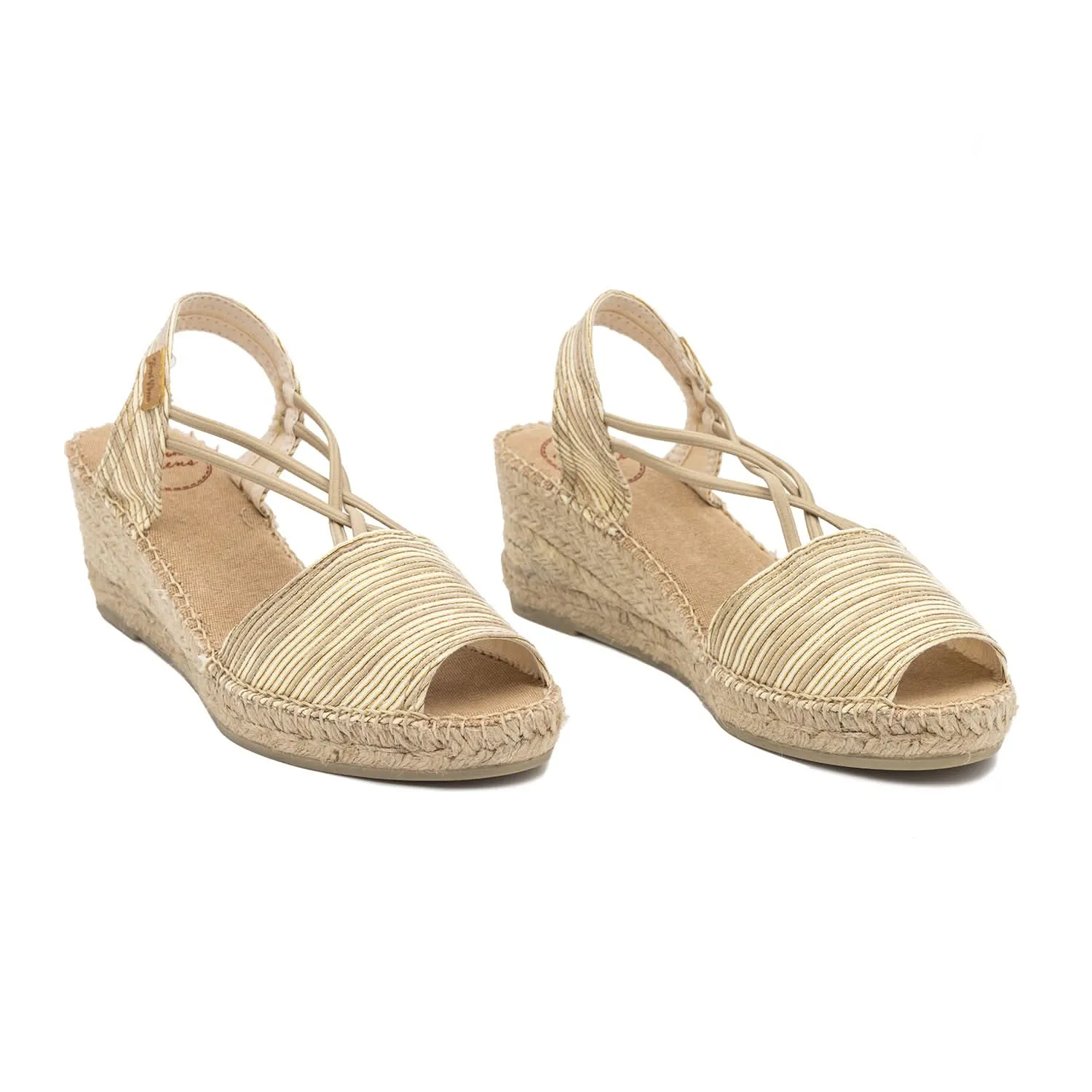 Peep Toe Wedge Espadrille for Women - Tess-ZR