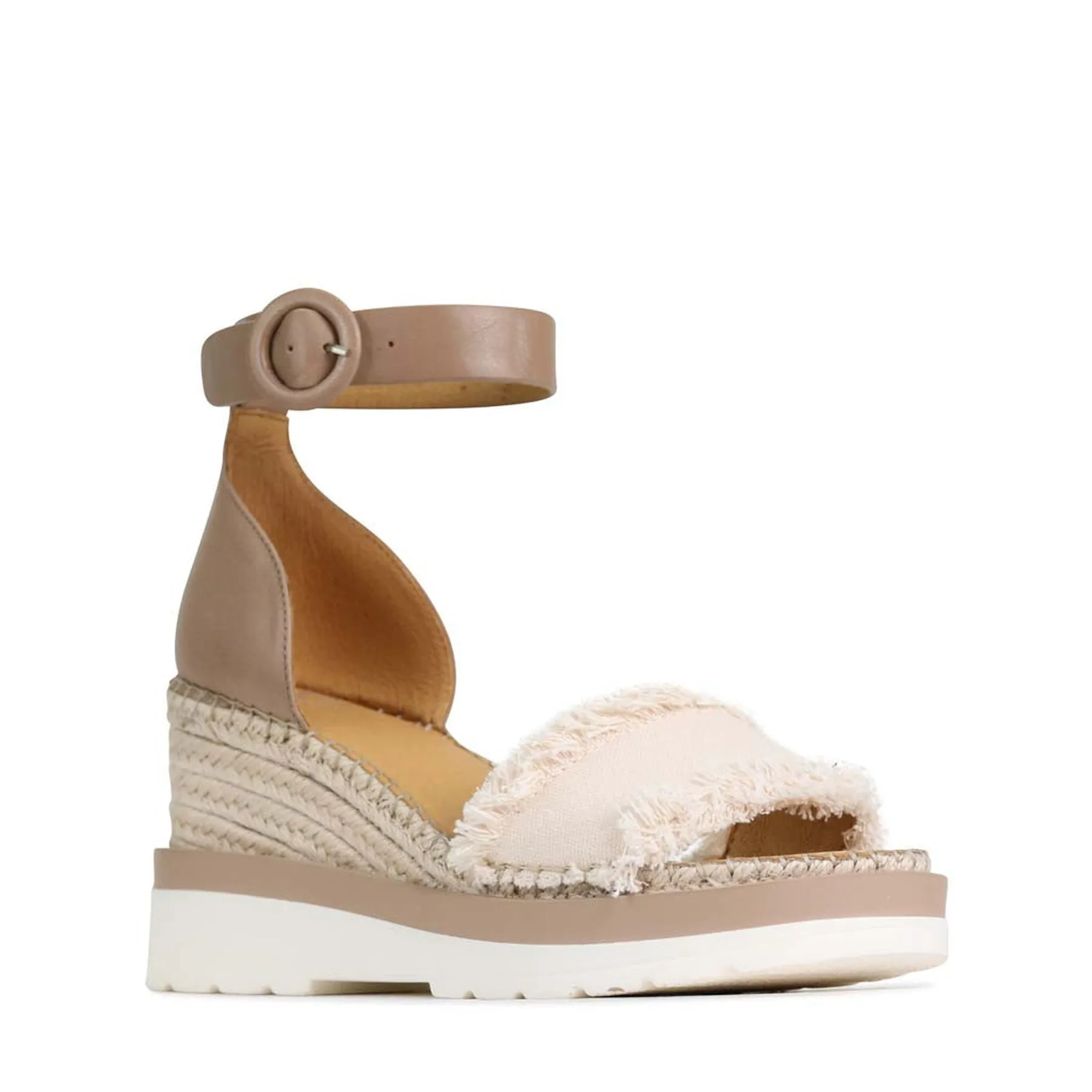 PRUE LEATHER ESPADRILLES SANDALS