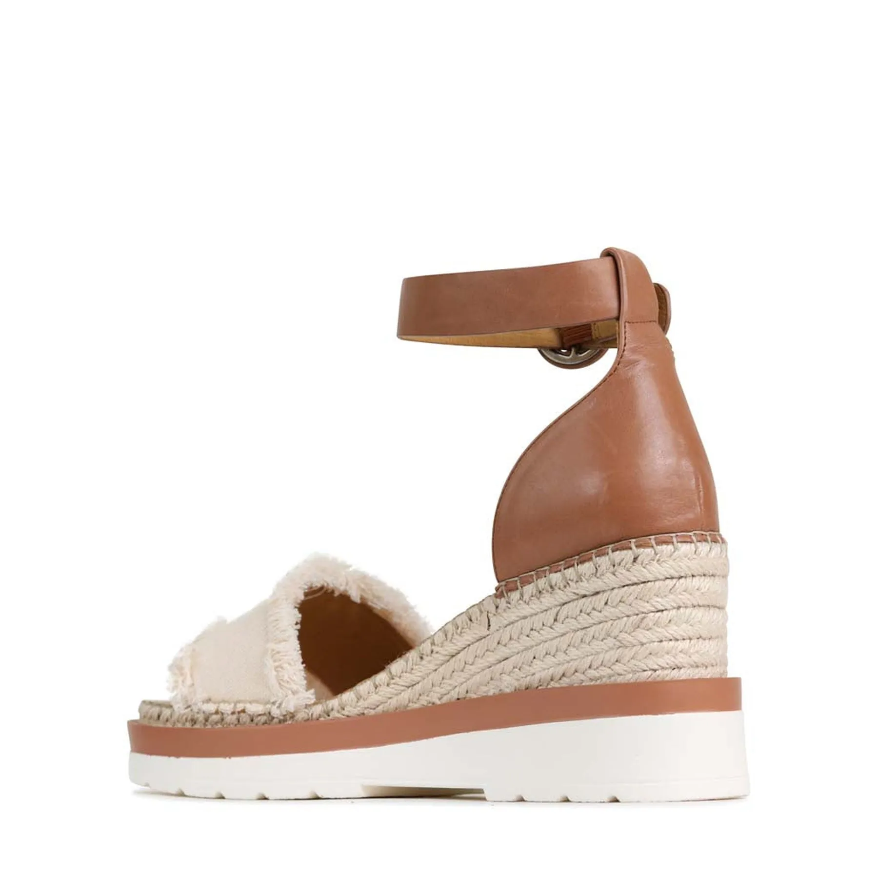 PRUE LEATHER ESPADRILLES SANDALS