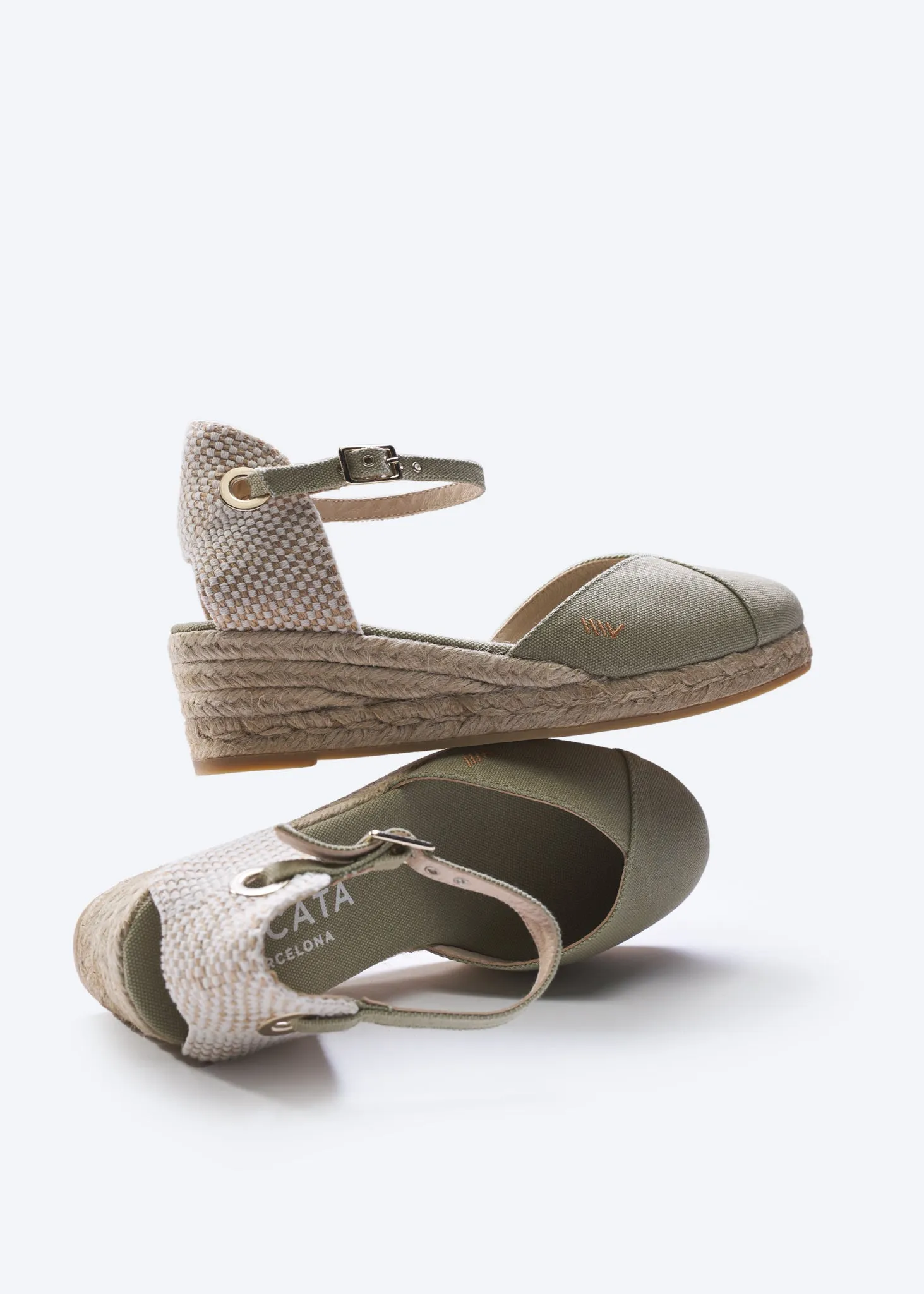 Pubol Limited Edition Canvas Espadrille Wedges