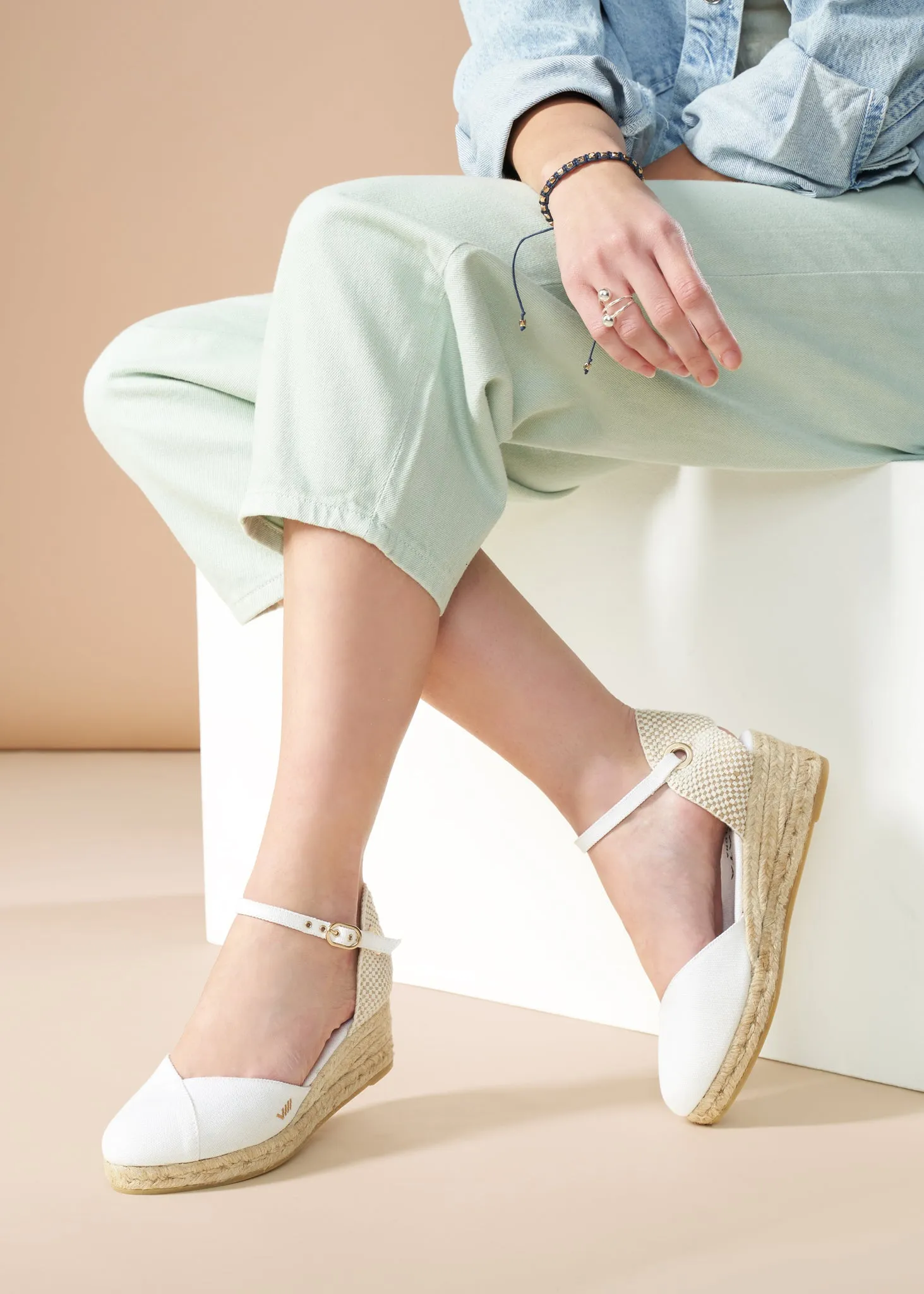 Pubol Limited Edition Canvas Espadrille Wedges