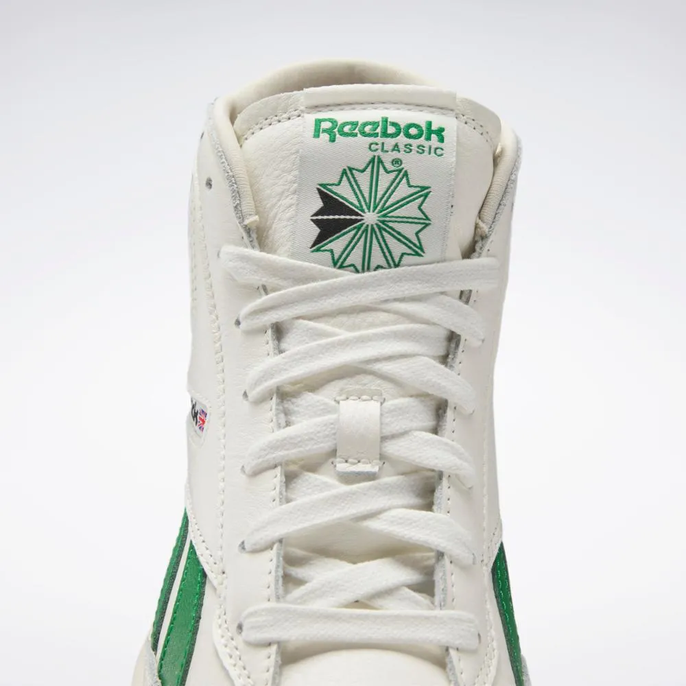 Reebok Footwear Men Club C 85 Form Hi CHALK/ALABAS/GLEGRN