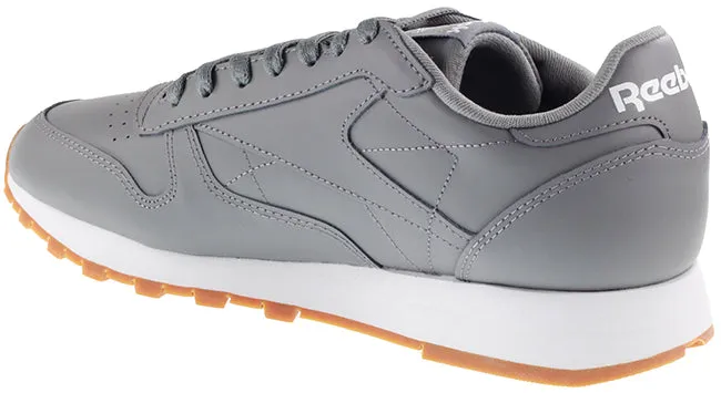 Reebok Trainers Mens Classic Pure Grey Cloud White Gum