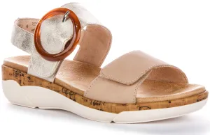 Remonte R6853-61 Sandals In Beige For Women