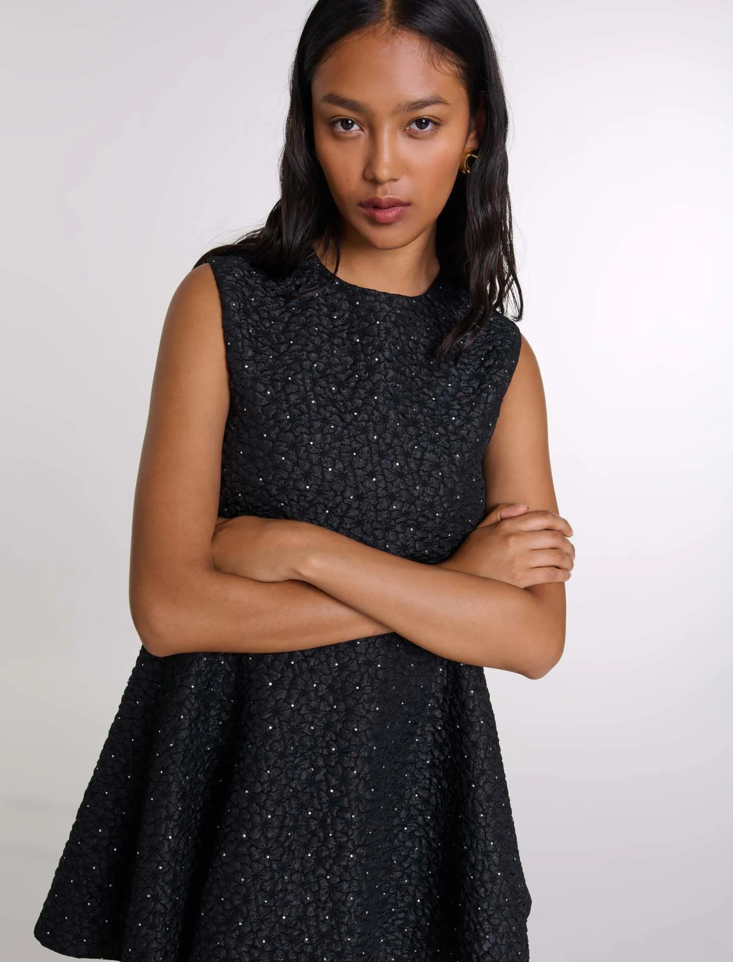 Rhinestone playsuit dress