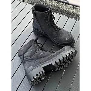 Rugged Lace-Up Martens Boots