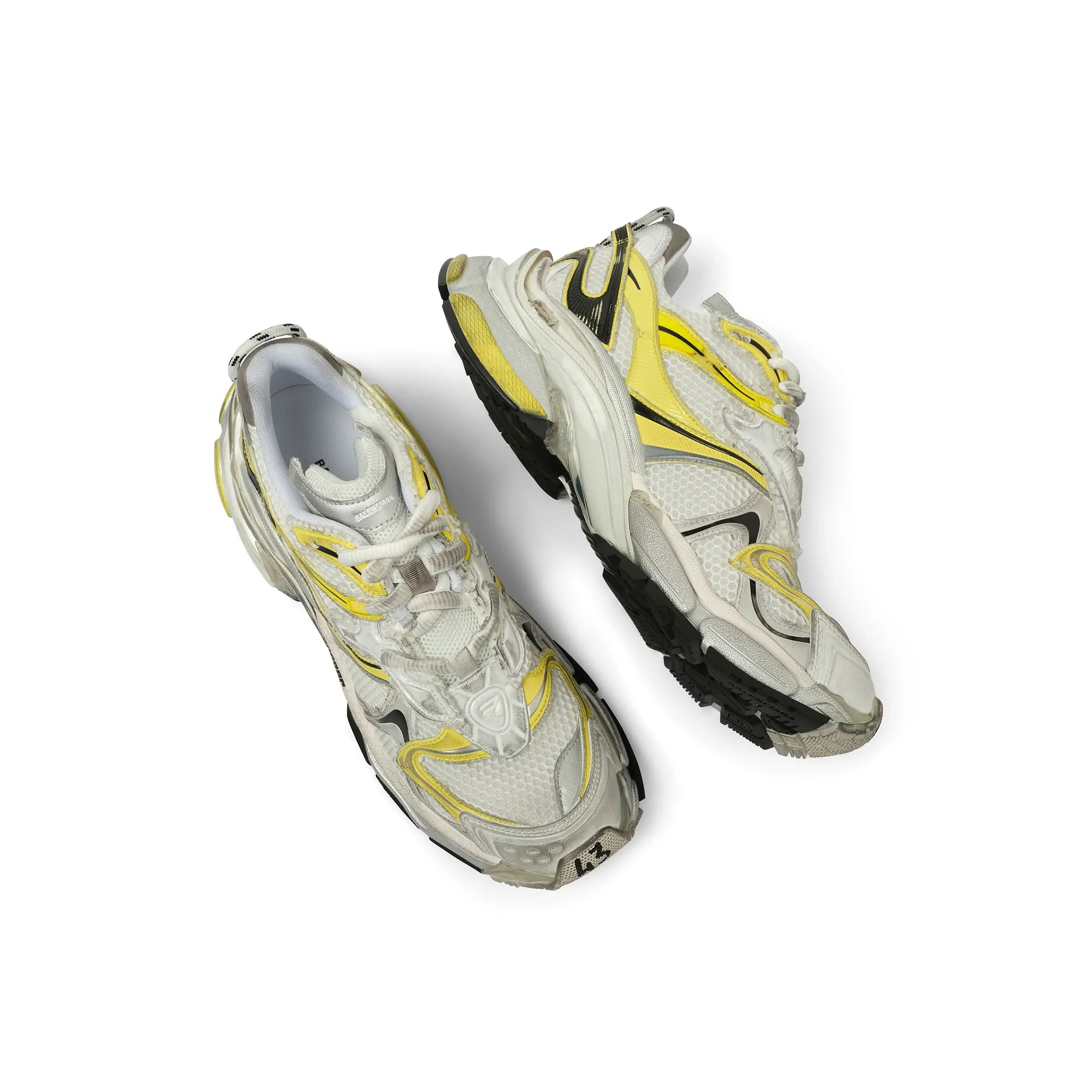 Runner 2 Sneaker in White/Yellow/Black