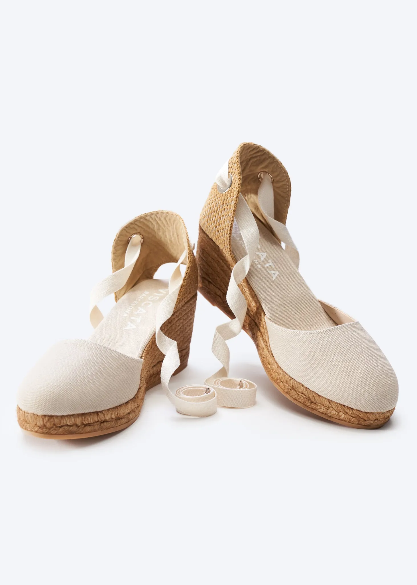 Sagaro Canvas Espadrille Wedges