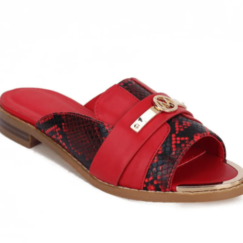 Sandal Snake with Decorative Buckle