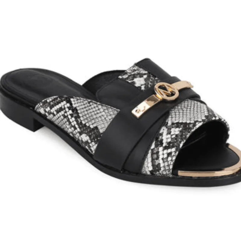 Sandal Snake with Decorative Buckle