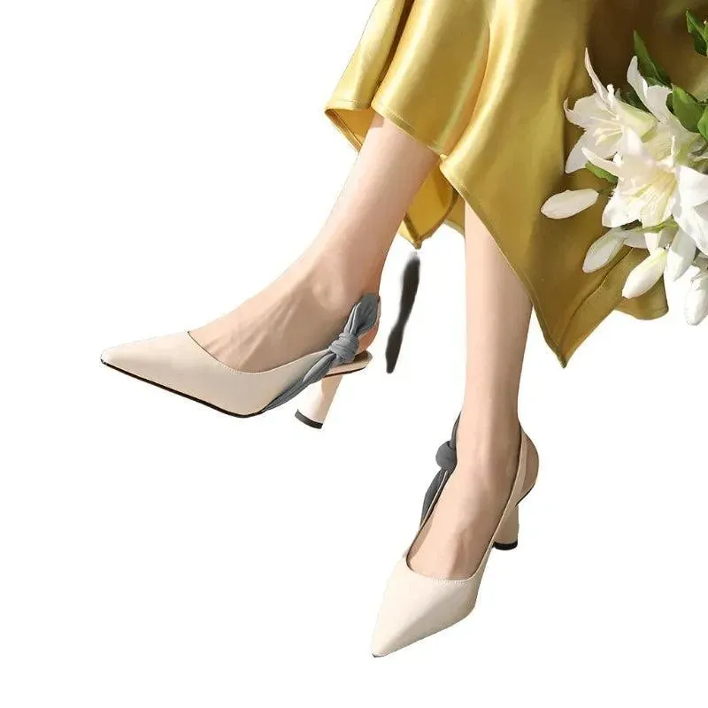 Sandals Women Sandals High Heels Pointed Toe