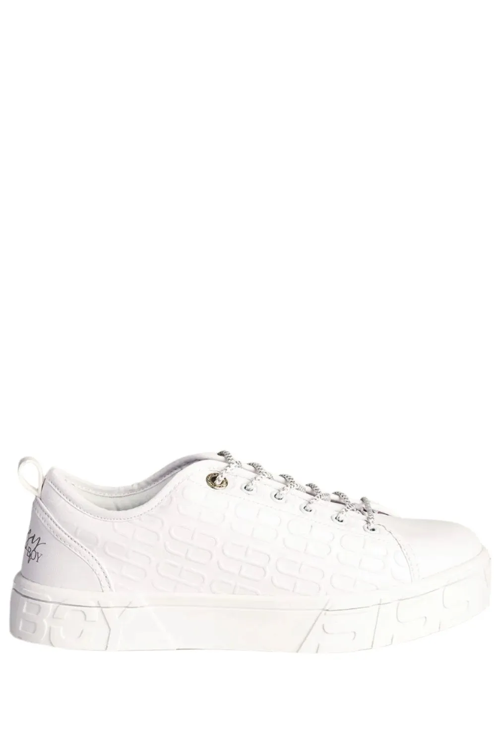 Sissy Boy Embossed White Sneaker