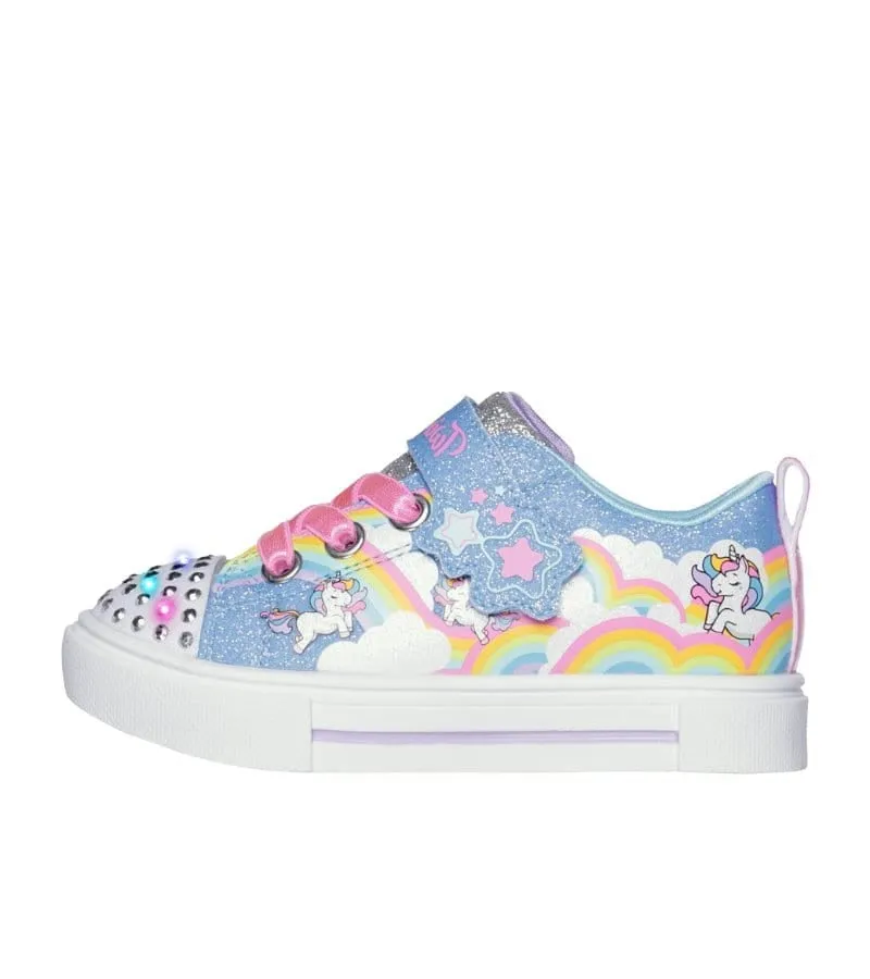 Skechers Infant Girls Canvas Twinkle Toes: Twinkle Sparks - Jumpin' Clouds 314809N