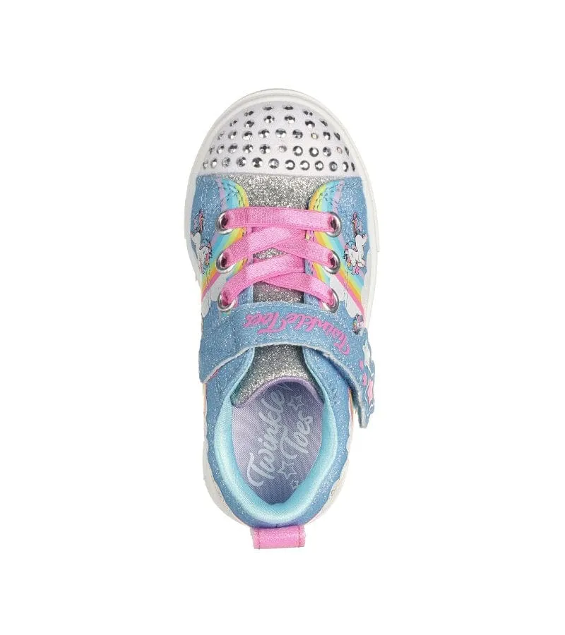 Skechers Infant Girls Canvas Twinkle Toes: Twinkle Sparks - Jumpin' Clouds 314809N