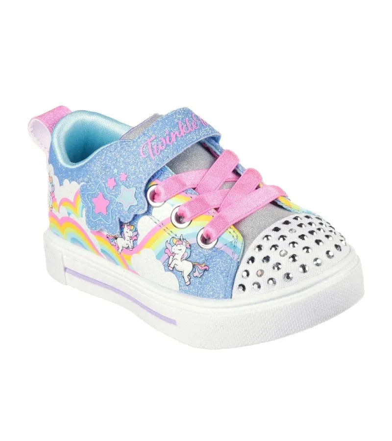 Skechers Infant Girls Canvas Twinkle Toes: Twinkle Sparks - Jumpin' Clouds 314809N