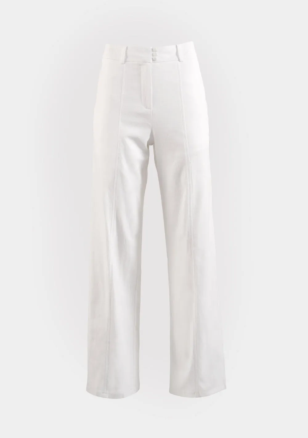 Stretch Linen Tailored Trousers