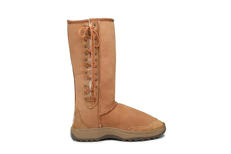 Tall Rugged Lace Up UGG Boots