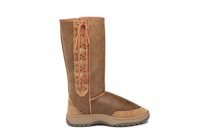 Tall Rugged Lace Up UGG Boots