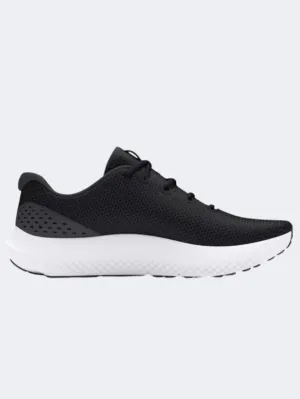 Under Armour Charged Surge 4 Men Running Shoes Black/White