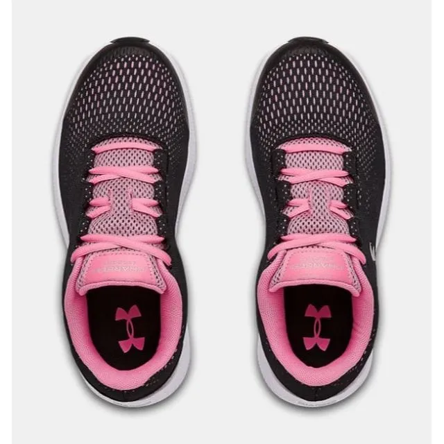 Under Armour School Charged Pursuit 2 Girls Running Shoes Black,Pink 3022860-002