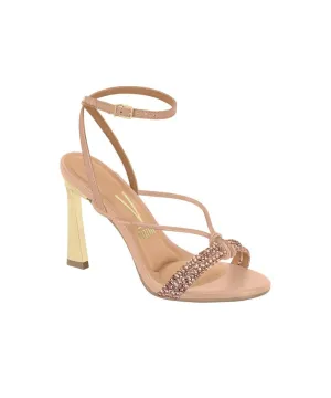 VIZZANO WOMEN HEELED SANDALS IN ROSE  GOLD