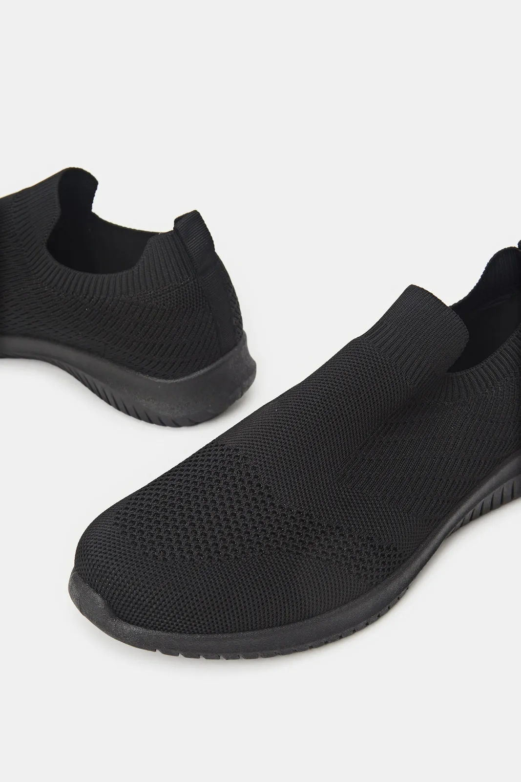 Women Black Classic Slip On Trainer