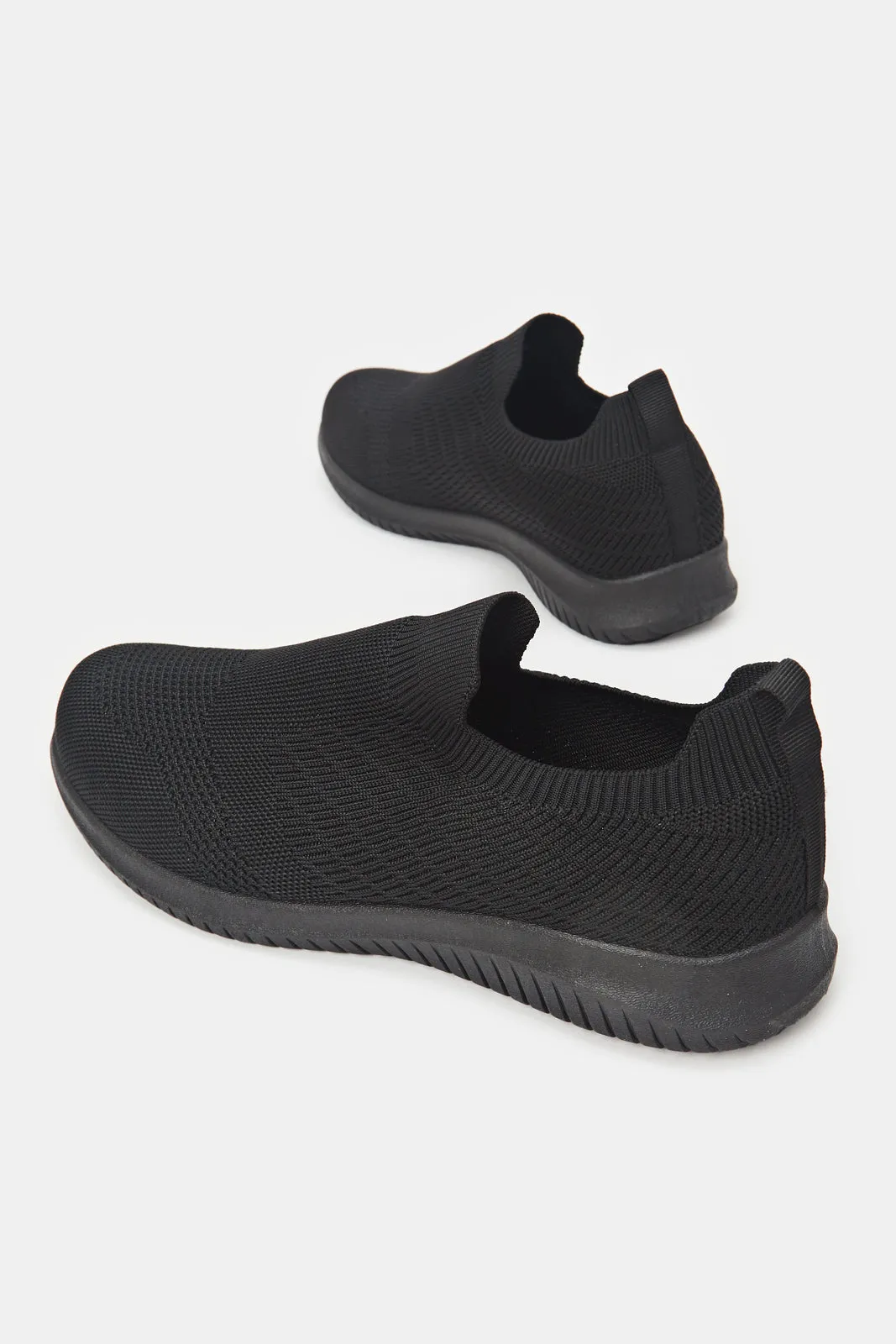 Women Black Classic Slip On Trainer