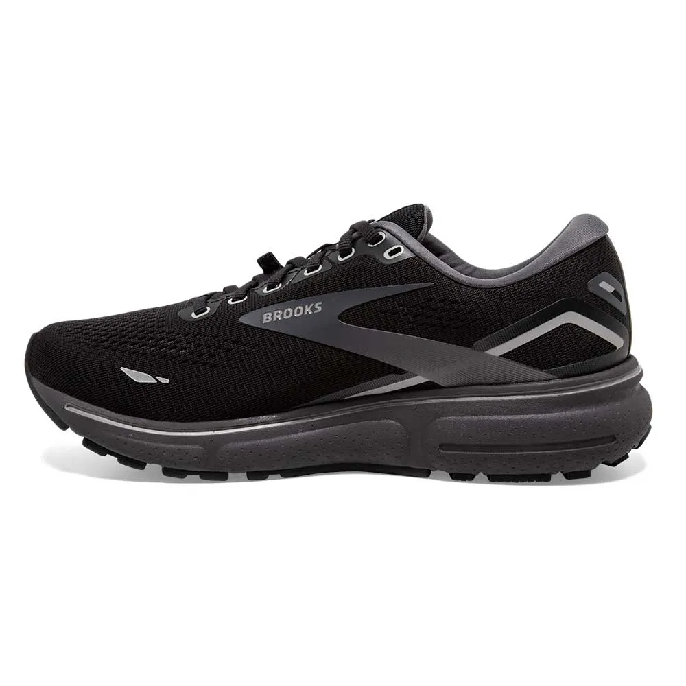 Women's Ghost 15 GTX Running Shoe- Black/Blackened Pearl/Alloy- Regular (B)