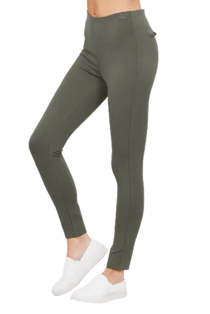 Women's Waist Elatic Band Ponte Pants