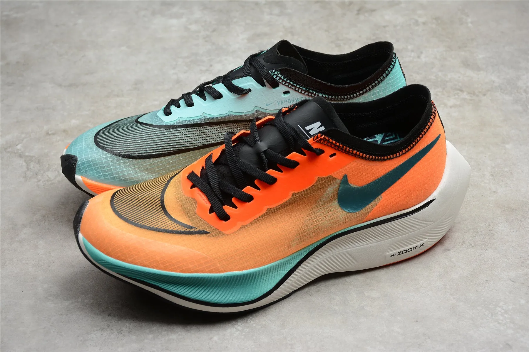 ZoomX Vaporfly NEXT% 2 Orange and Cyan